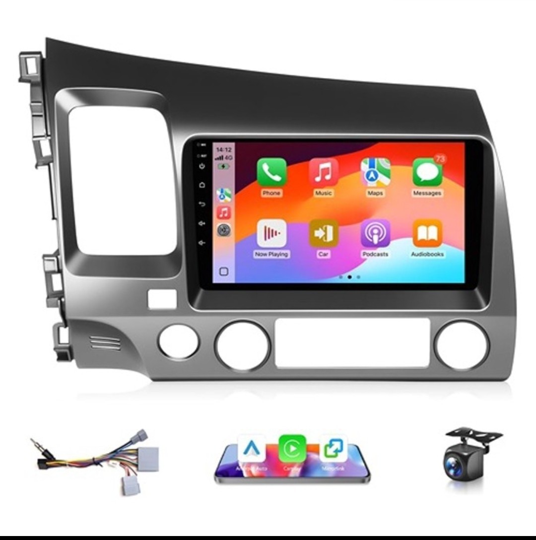 8 Core 4G+64G CarPlay Radio for Honda Civic 2006-2011, Rimoody Android 13 Car St