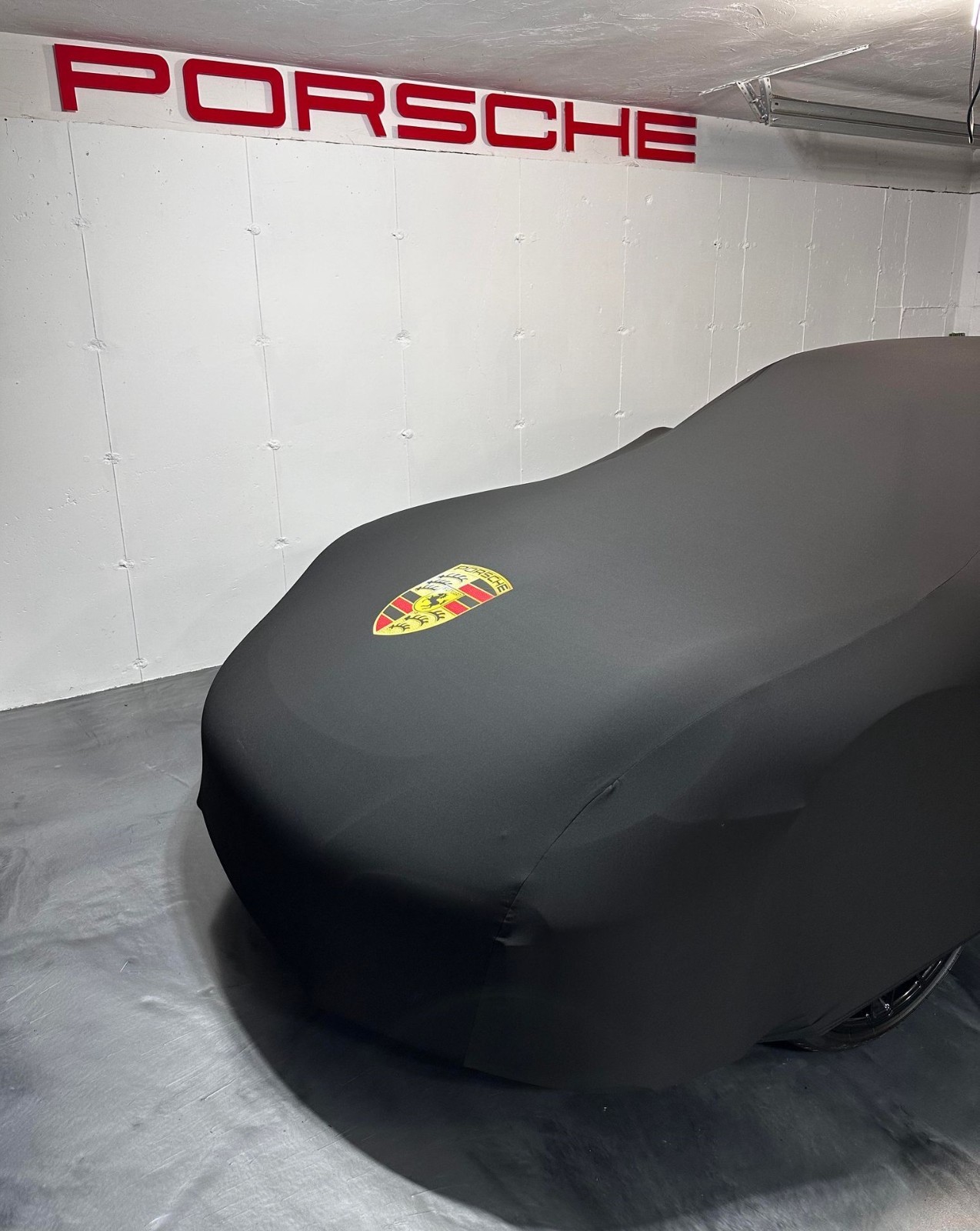 Black Soft Indoor Car Cover w/ Storage Bag Fits Porsche 911 Carrera Turbo GTS