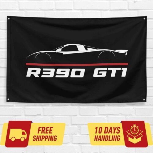 For Nissan R390 GT1 1998 Enthusiast 3x5 ft Flag Banner Birthday Gift
