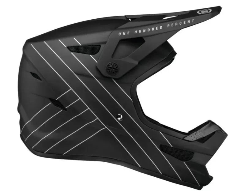 100% Status Youth Bike BMX Helmet 2XL Black 80011-001-14