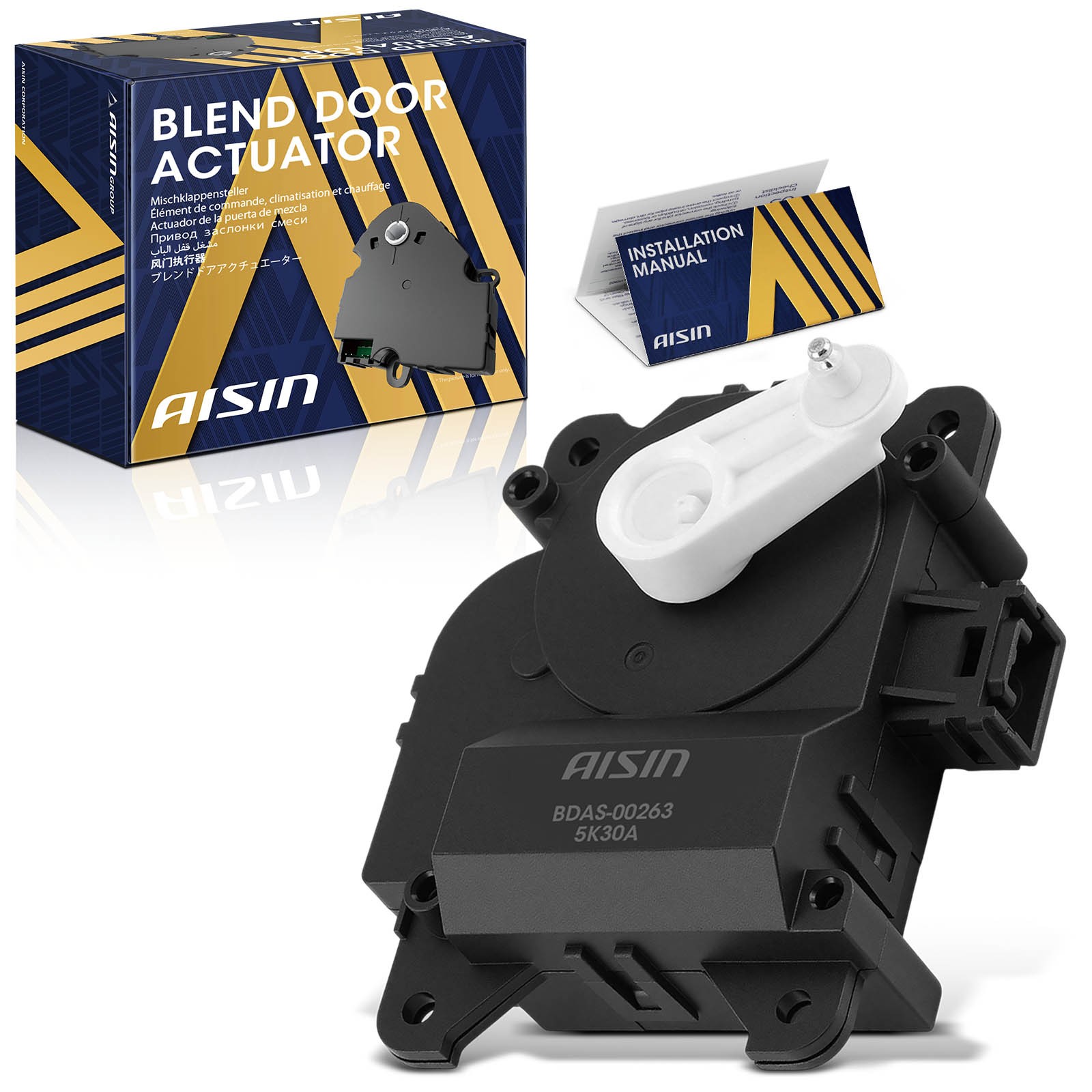 AISIN Main HVAC Blend Door Actuator for Toyota Tacoma 4Runner 2000-2004 5-Pin AISIN Main HVAC Blend Door Actuator for Toyota Tacoma 4Runner 2000-2004 5-Pin