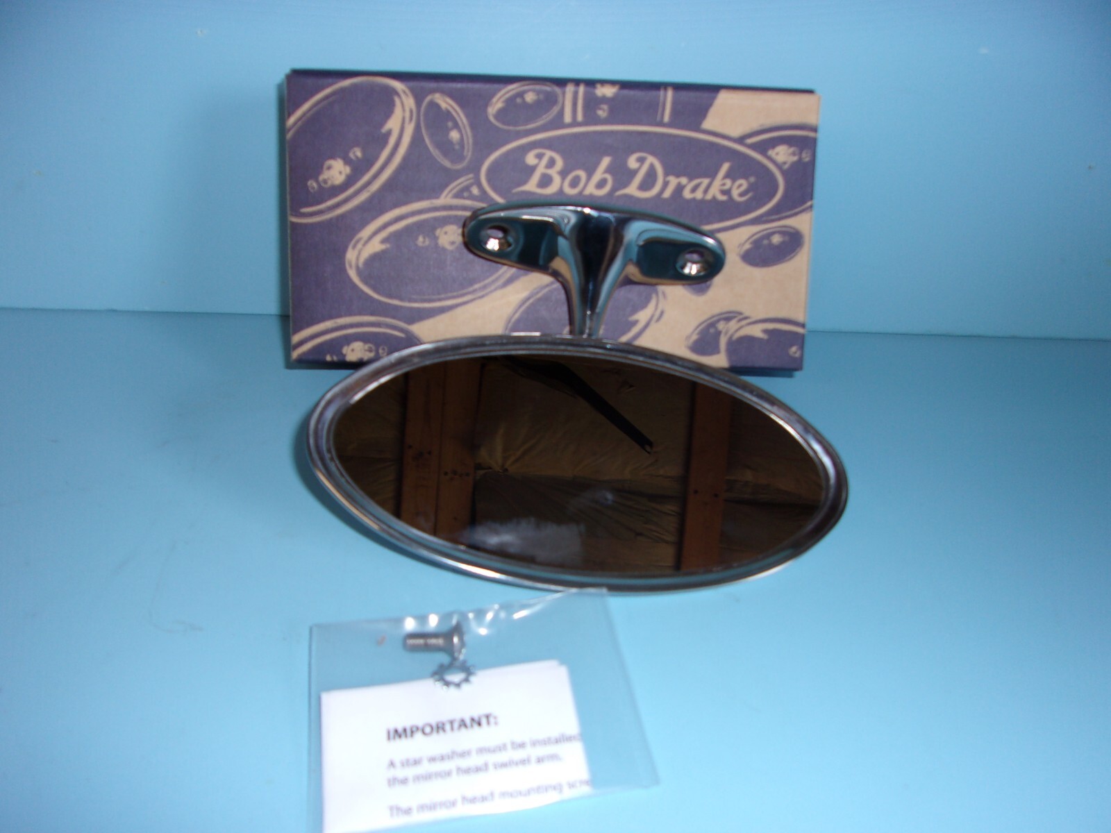 1935 1936 Ford Closed car Interior rear view Mirror fits 1933 1934 closed cars