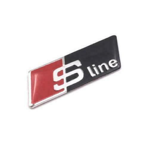 1X RS Sline Steering Wheel 3D Sticker Badge For Audi A1 A3 A4 A5 A6 A7 Q3 Q5 Q7