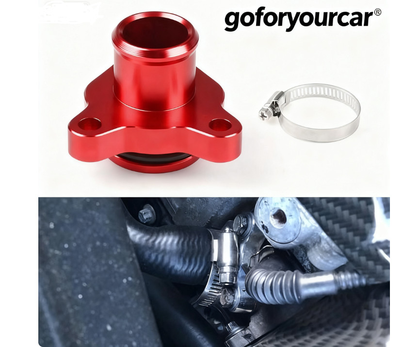 Water Hose Fitting Replacement For BMW 335i 335xi 11537541992 11537544638 Red Water Hose Fitting Replacement For BMW 335i 335xi 11537541992 11537544638 Red