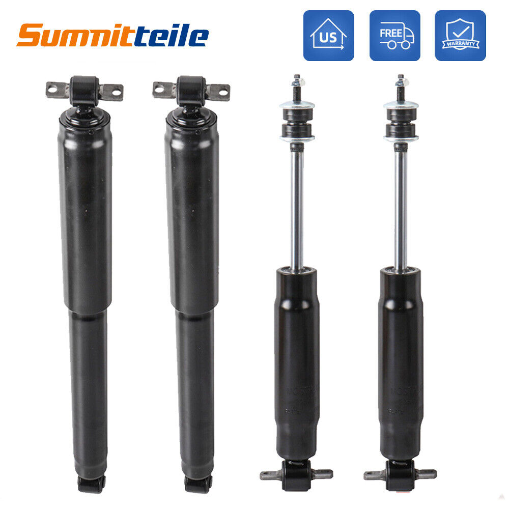 4PCS Front Rear Complete Struts Shock Absorbers For 1988-1999 Chevry GMC C1500