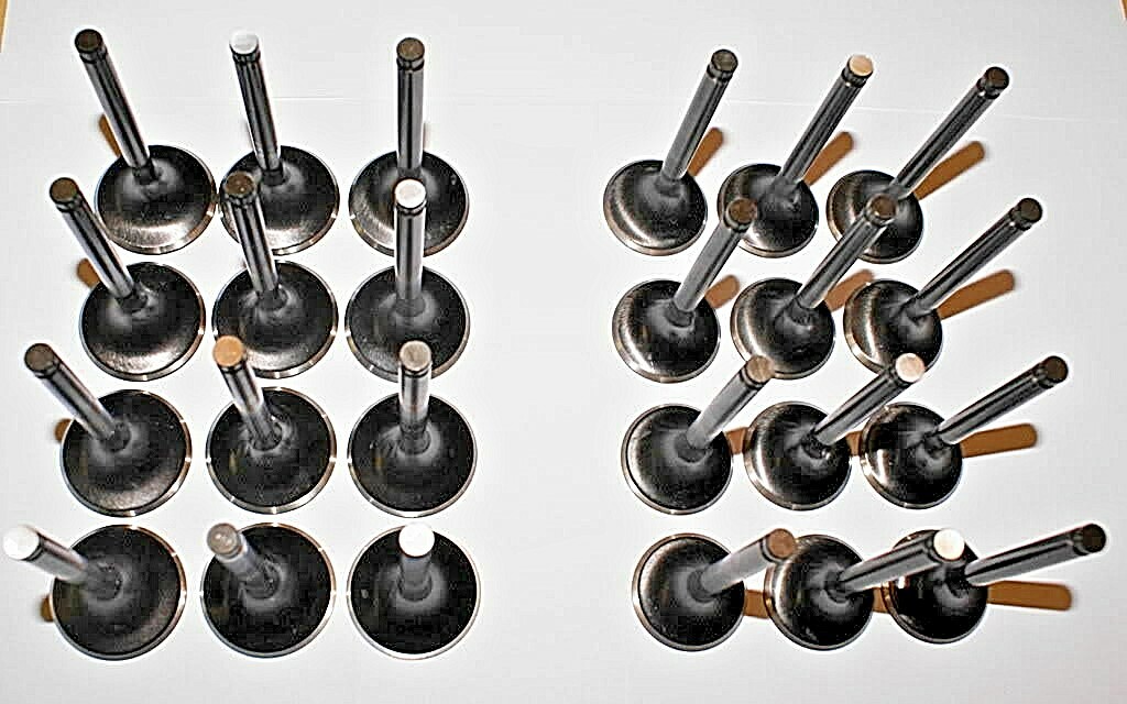 LAMBORGHINI ISLERO COUNTACH JARAMA MIURA 350 400 GT 21-4N FORGED ENGINE VALVES