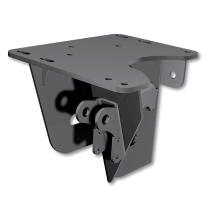 Hendrickson S-36566-4L Frame Rail Bracket Road Side, 16 To 17 In. Ride Height, 5