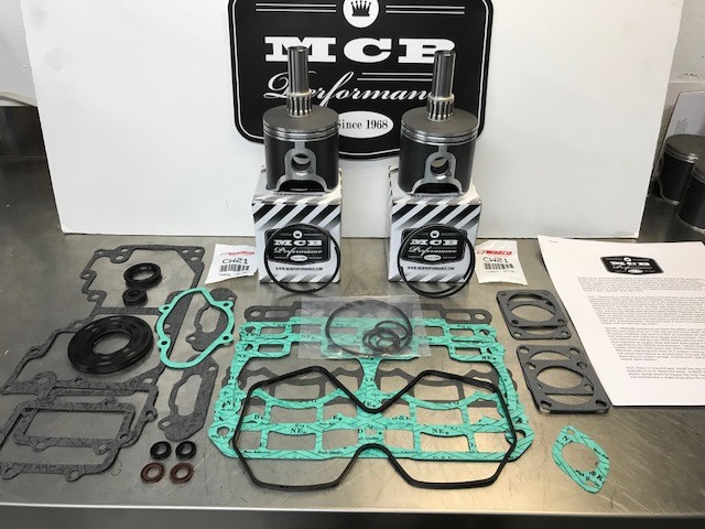 2016 Ski Doo 800R MXZ ETEC dual ring piston kit MCB Performance with oil holes
