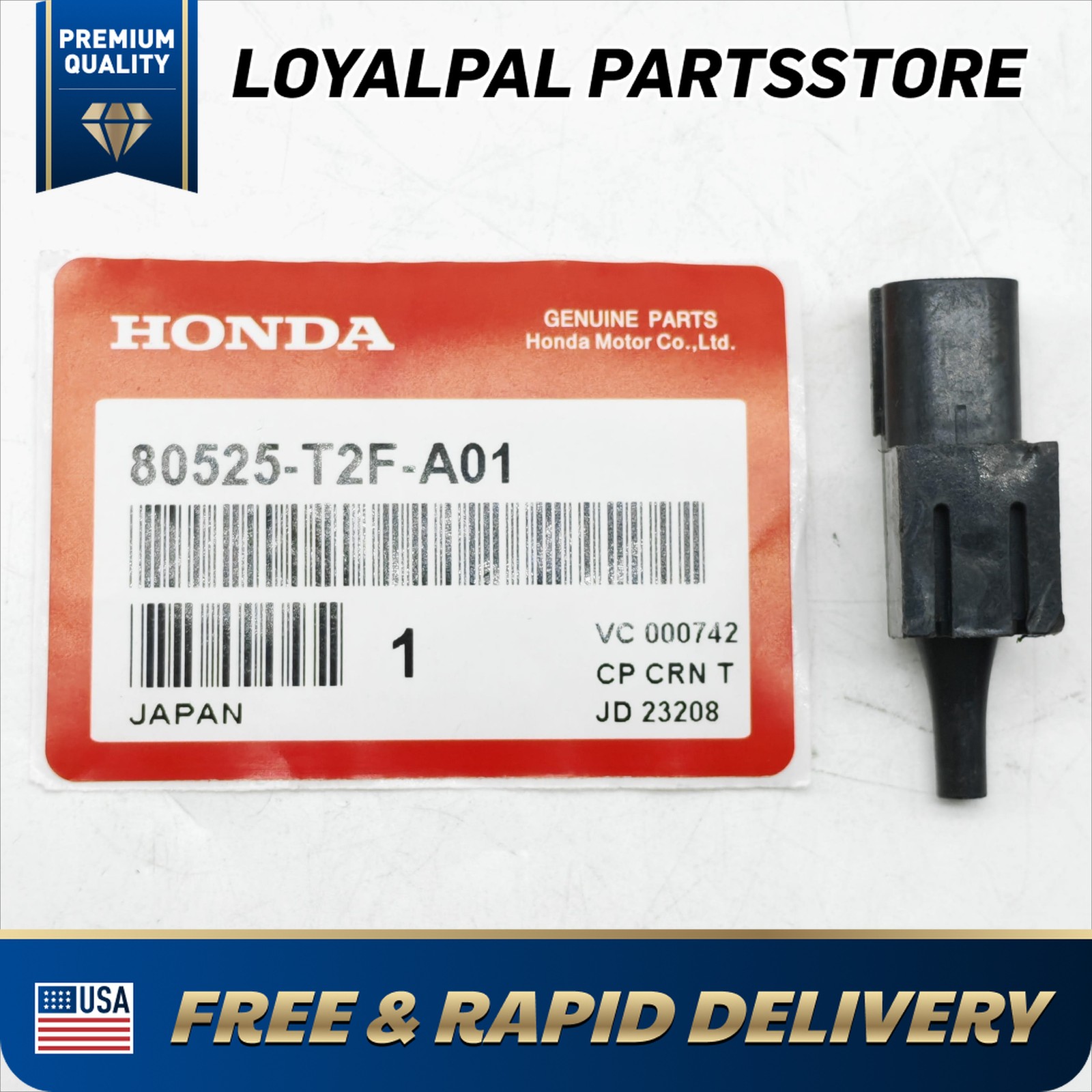 NEW OEM Outside Air Ambient Temperature Sensor 80525-T2F-A01 For Honda Acura US