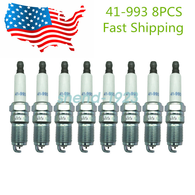 8Pcs 41-993 IRIDIUM SPARK PLUGS AC DELCO 19256067 For Chevy Tahoe GMC Pontiac
