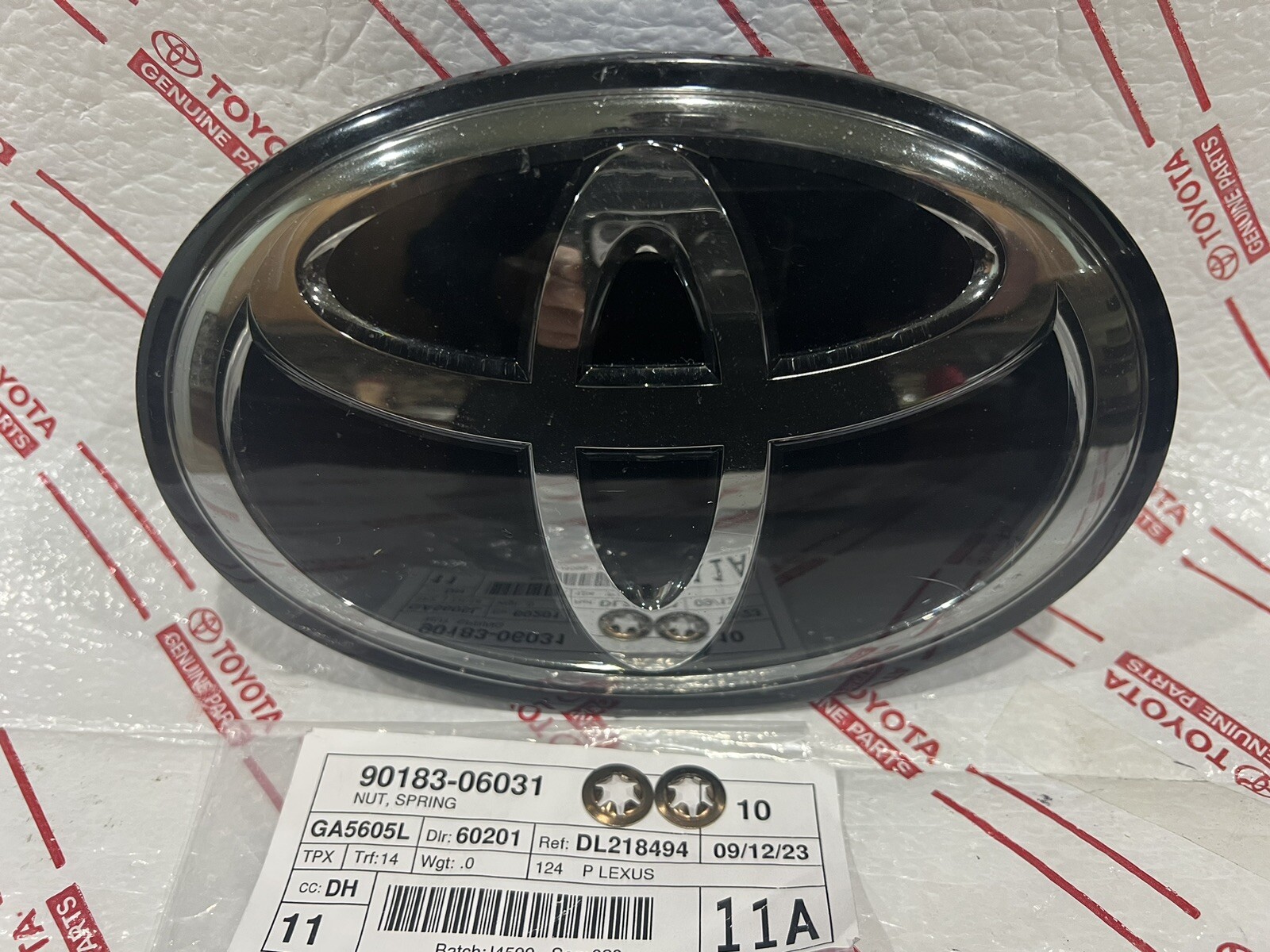 Toyota Tundra Land Cruiser Tacoma Grille Emblem Genuine OEM (beware of Fakes)