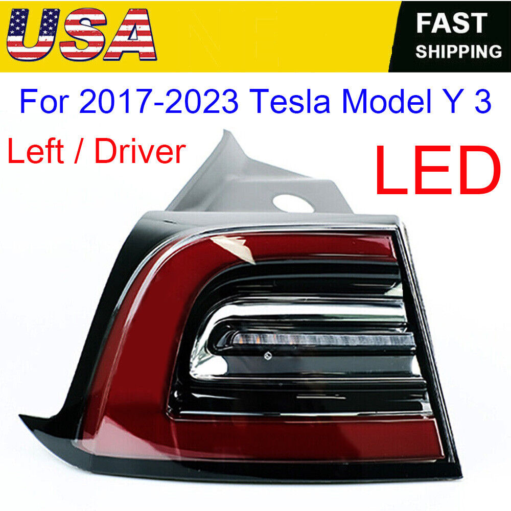 For Tesla Model 3 Y 2017-2023 LED Tail Lamp Outer Rear Left Driver LH Light OEM