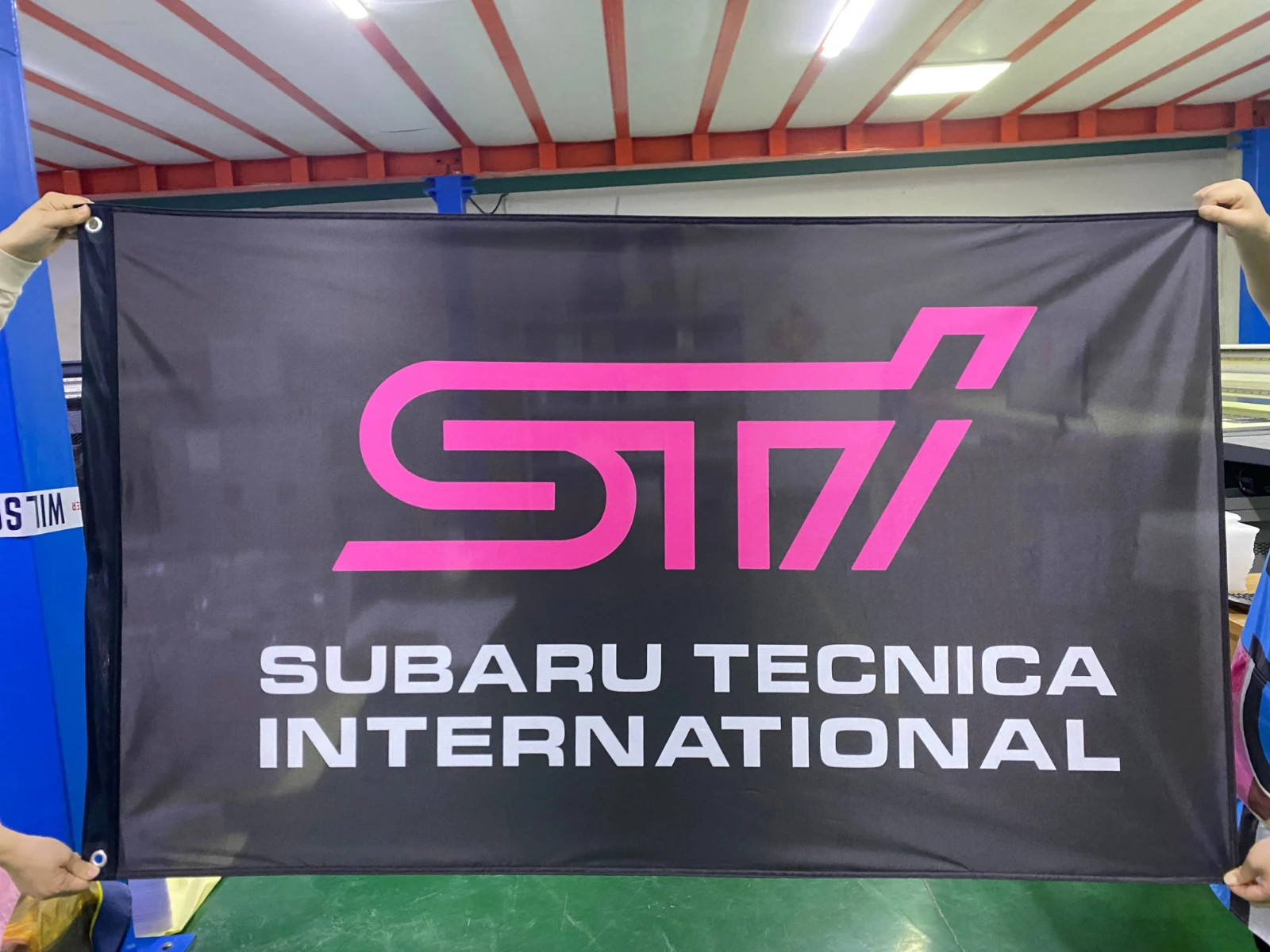 SUBARU WRX STI FLAGS 3FT X 5FT WRX STI 555 RALLYE USA SELLER EXCELLENT QUALITY
