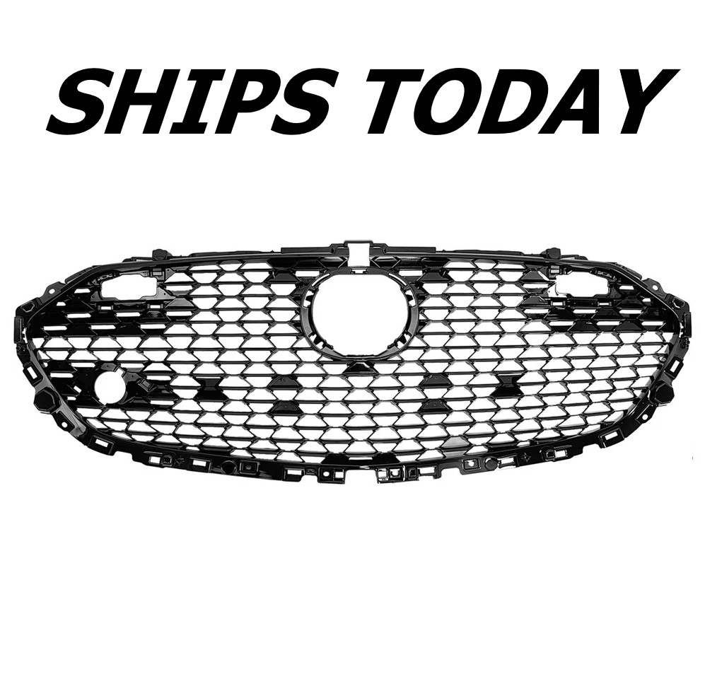 NEW Matte Black Front Grille For 2019-2025 Mazda 3 Sedan Models
