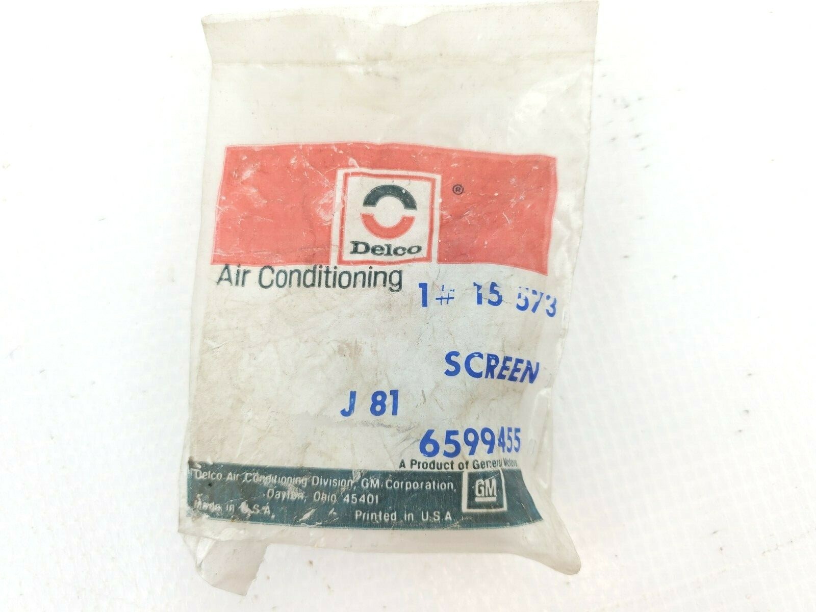 NOS Delco GM A/C Receiver Pickup Tube Screen 1975-1976 15-573 6599455 Lot 6x