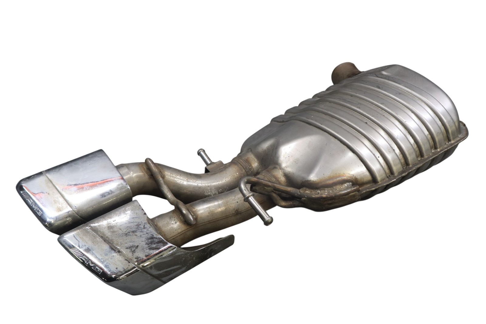 12-18 Mercedes CLS63 AMG W218 Right Side Exhaust Muffler A2184900101 Oem
