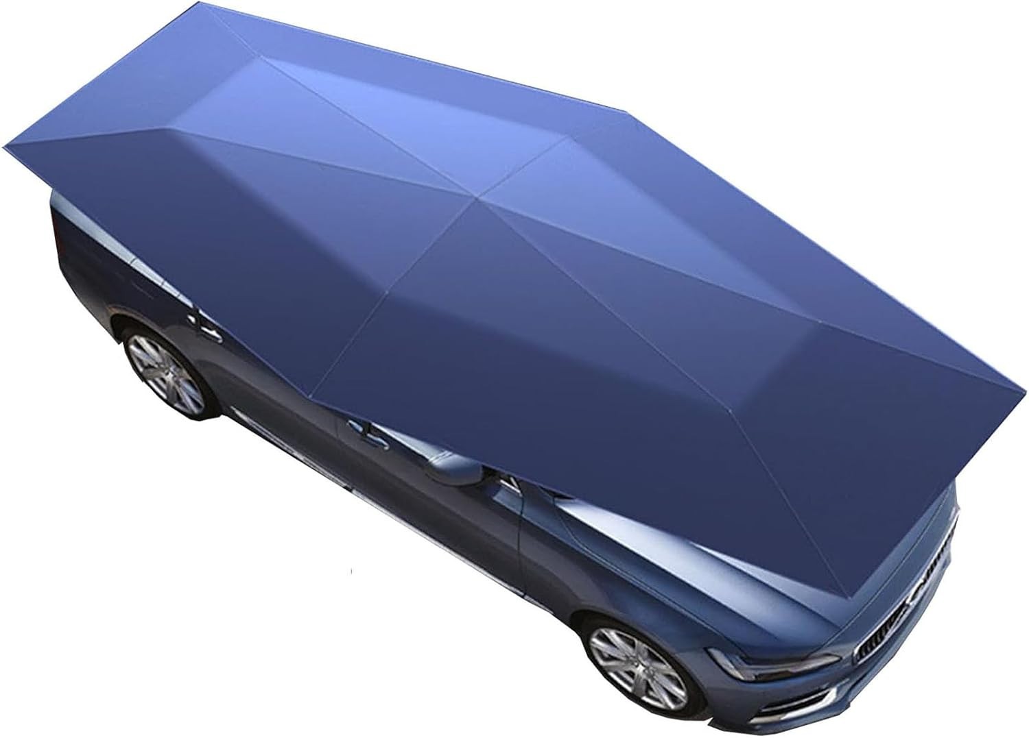 5m Fully Automatic Car Umbrella Sun Shade Canopy - Universal Movable Carport -19