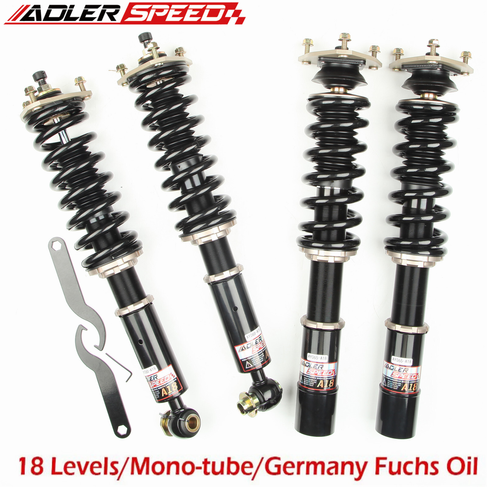 18 Way Adjustable Coilovers Shock Struts For 97-03 BMW E39 528i 530i M5 5 Series