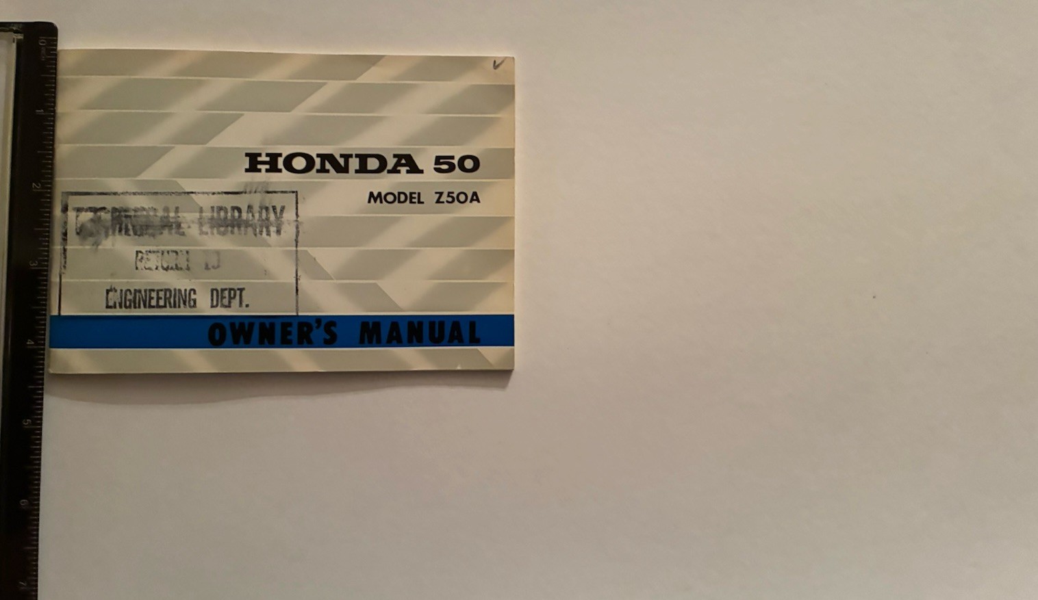 Honda 50 Model Z508 Vintage Owners Manual Z50 Z 50 Monkey Bike Ahrma￼
