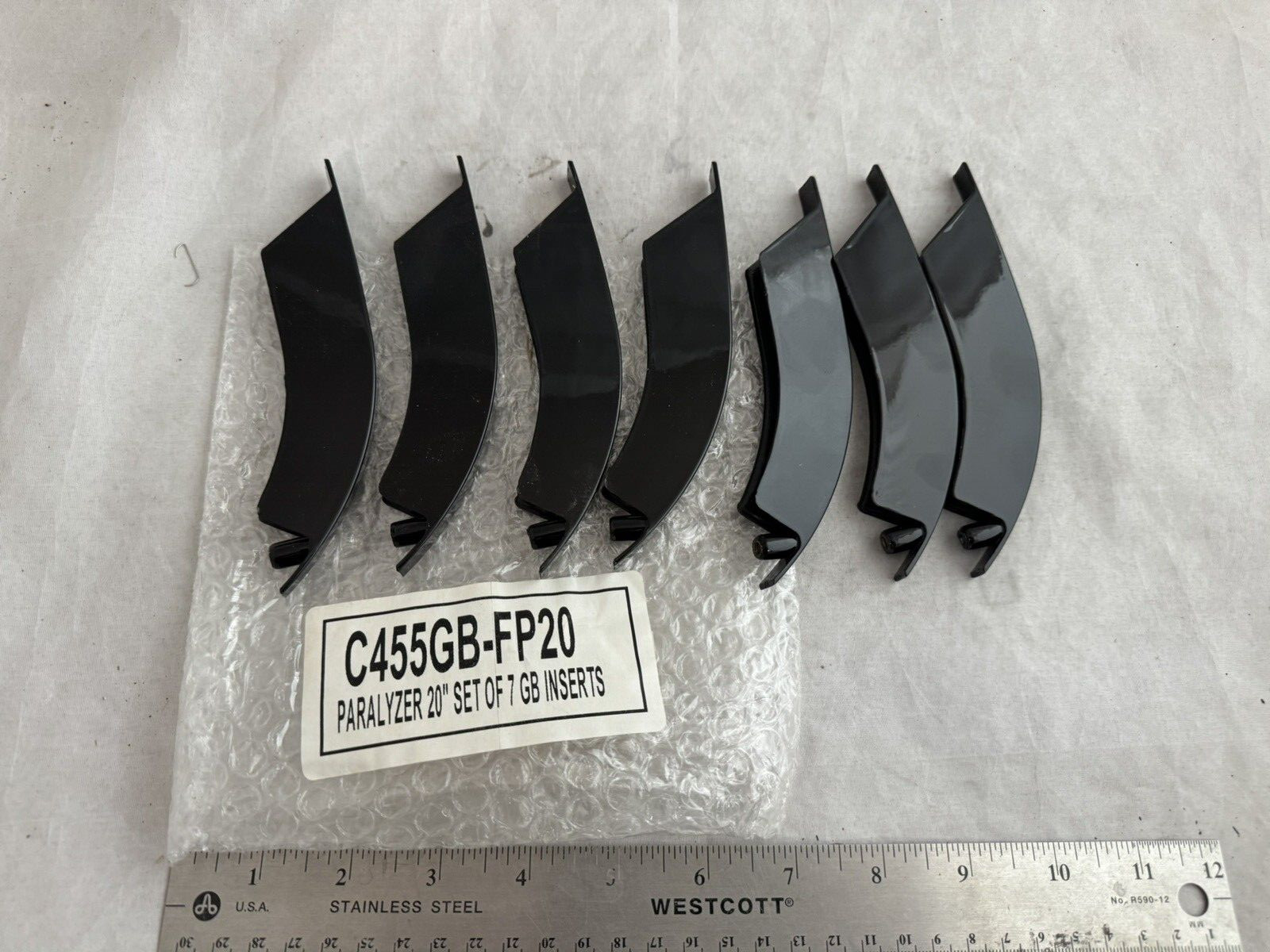 Milanni 455 Inserts (7) Gloss Black 20\