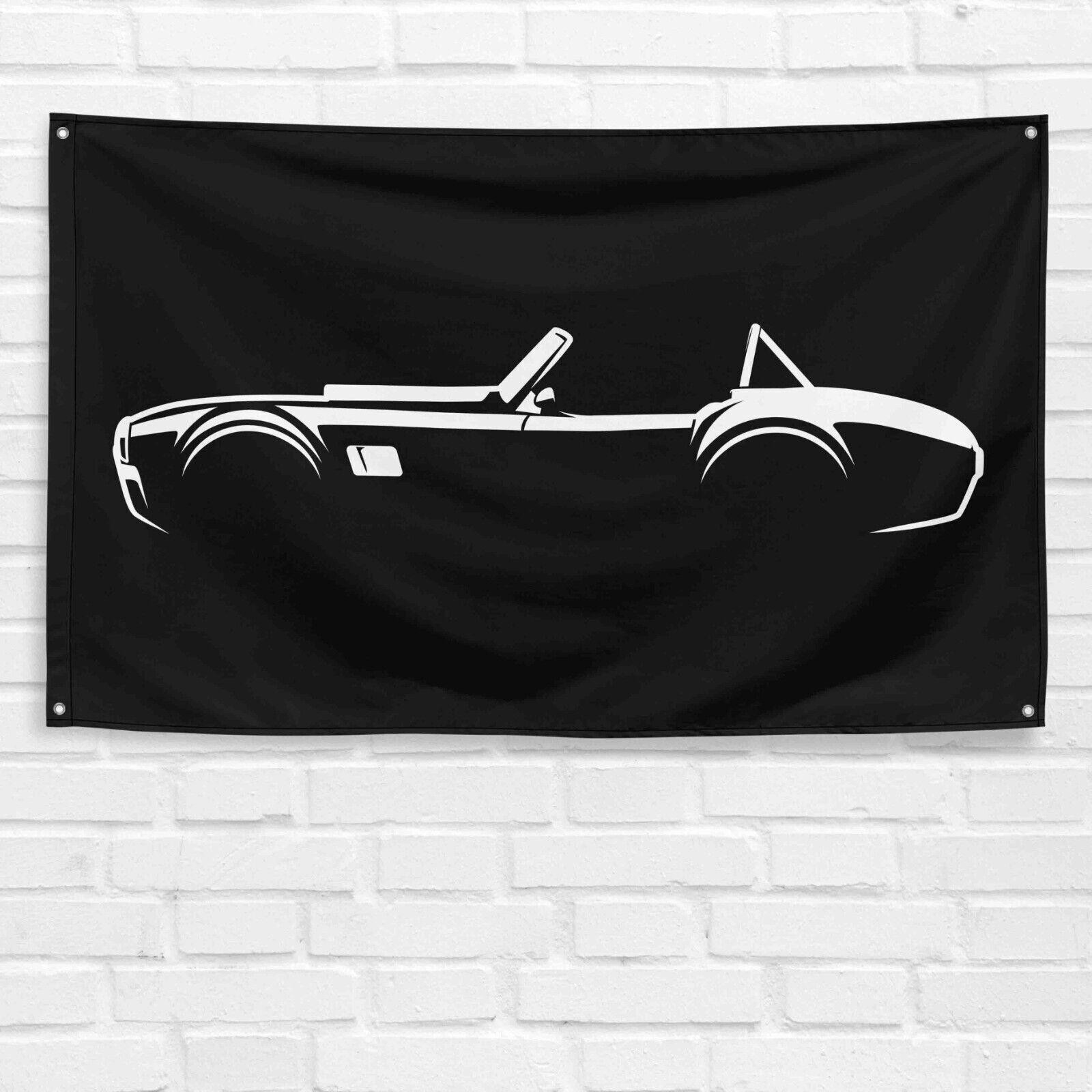 Shelby Cobra 427 1965 3x5 ft Flag Classic Roadster Race Car Garage Banner