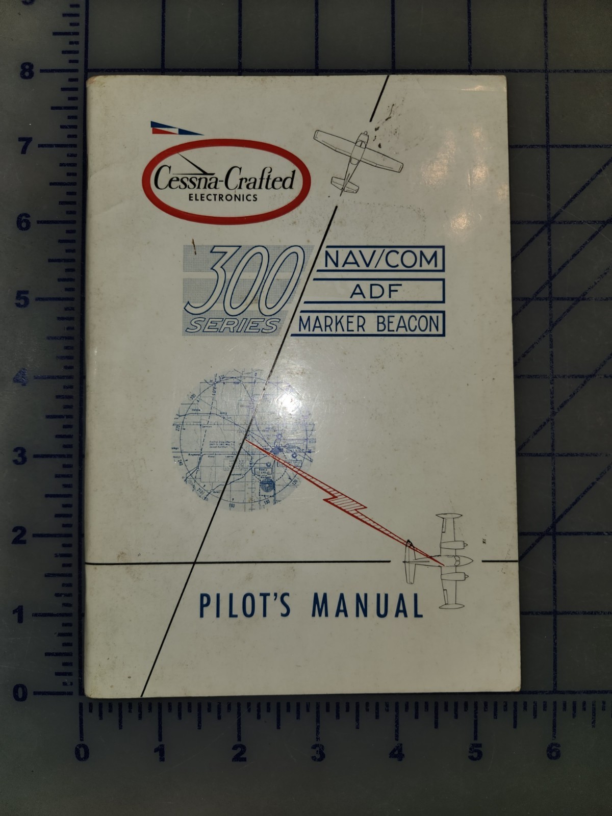 1963 Cessna 300 Nav Com ADF Beacon Manual Original