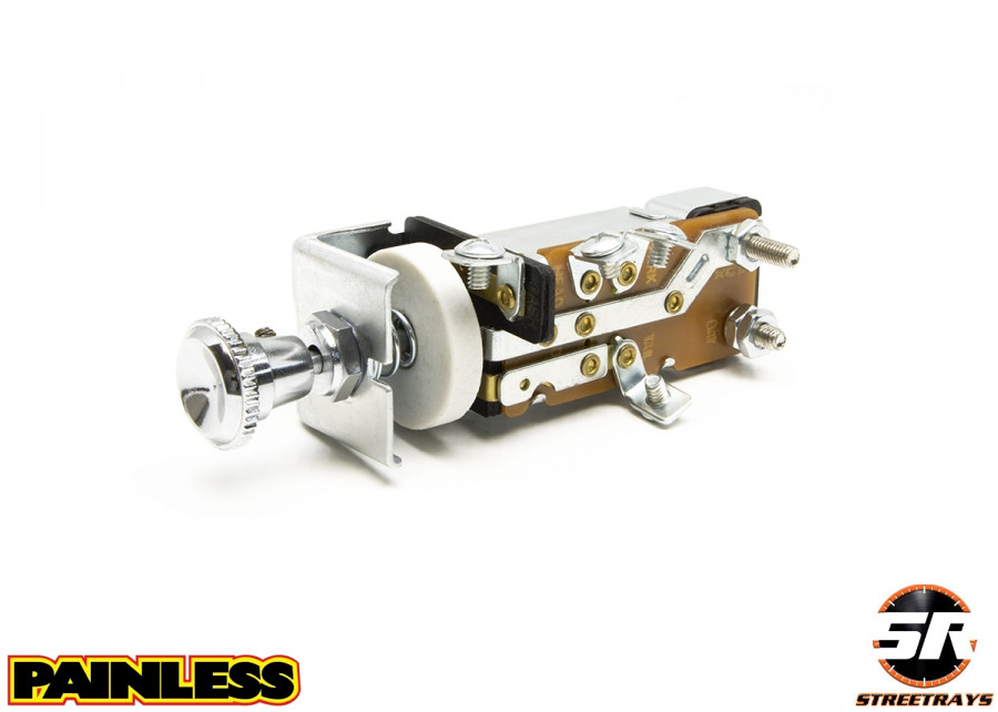 Painless Performance 80151 Headlight Switch w/ Dimmer (No Dome Light Control)