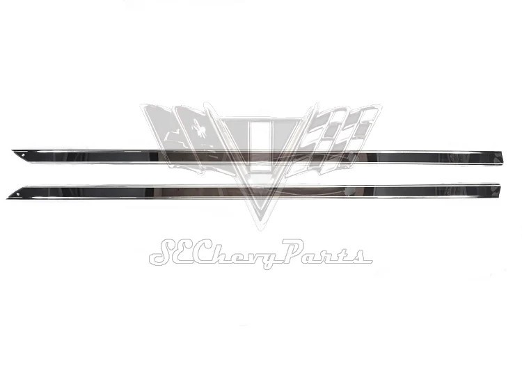 1959-1960 Chevy Impala Rocker Panel Moldings PAIR