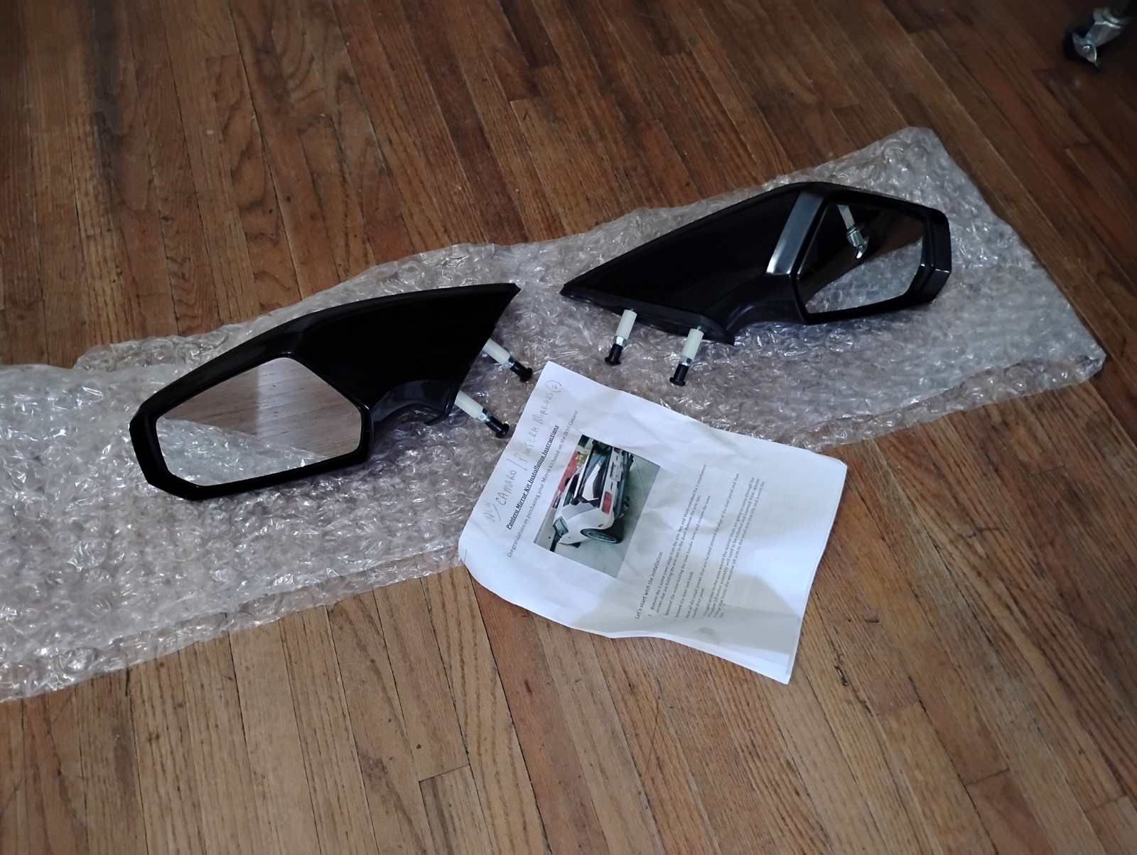 NOS Discontinued DETOMASO PANTERA SACC SIDE MIRRORS SET OF 2