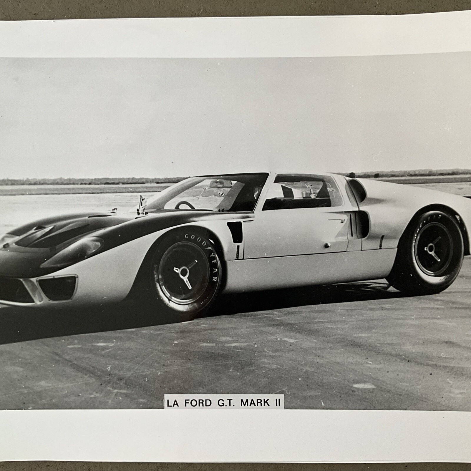VERY RARE Lot of Original Factory Photos of the 1965 Ford GT40 Factory Prototype