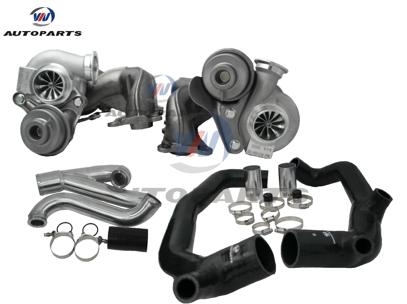 Upgraded V3 TD04-19T Twin Turbocharger+2\