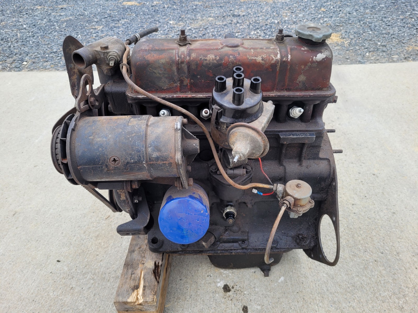 Running Triumph Spitfire MK1 Original 1147cc Engine, 9:1 comp