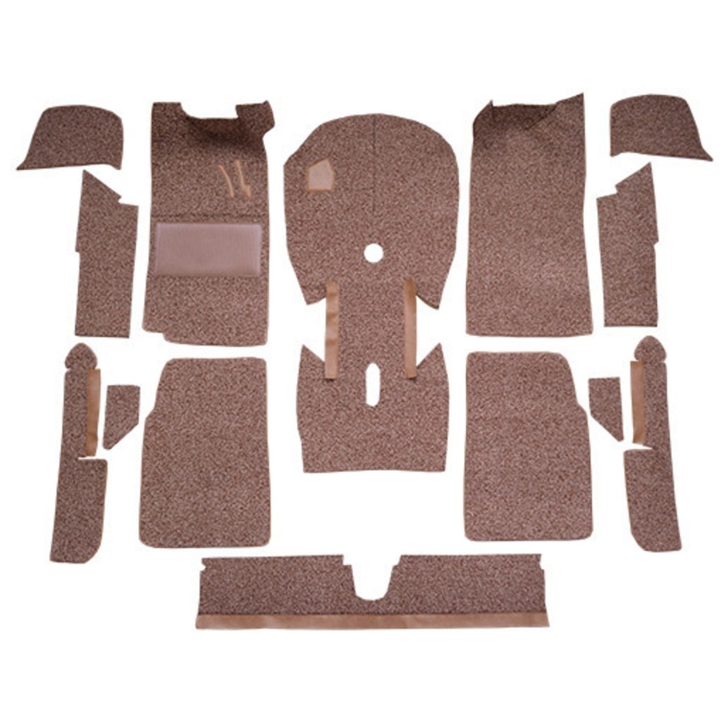 Carpet for 1966-1976 BMW 2002 2DR Molded Cutpile Cut & Sewn Complete 14Pc