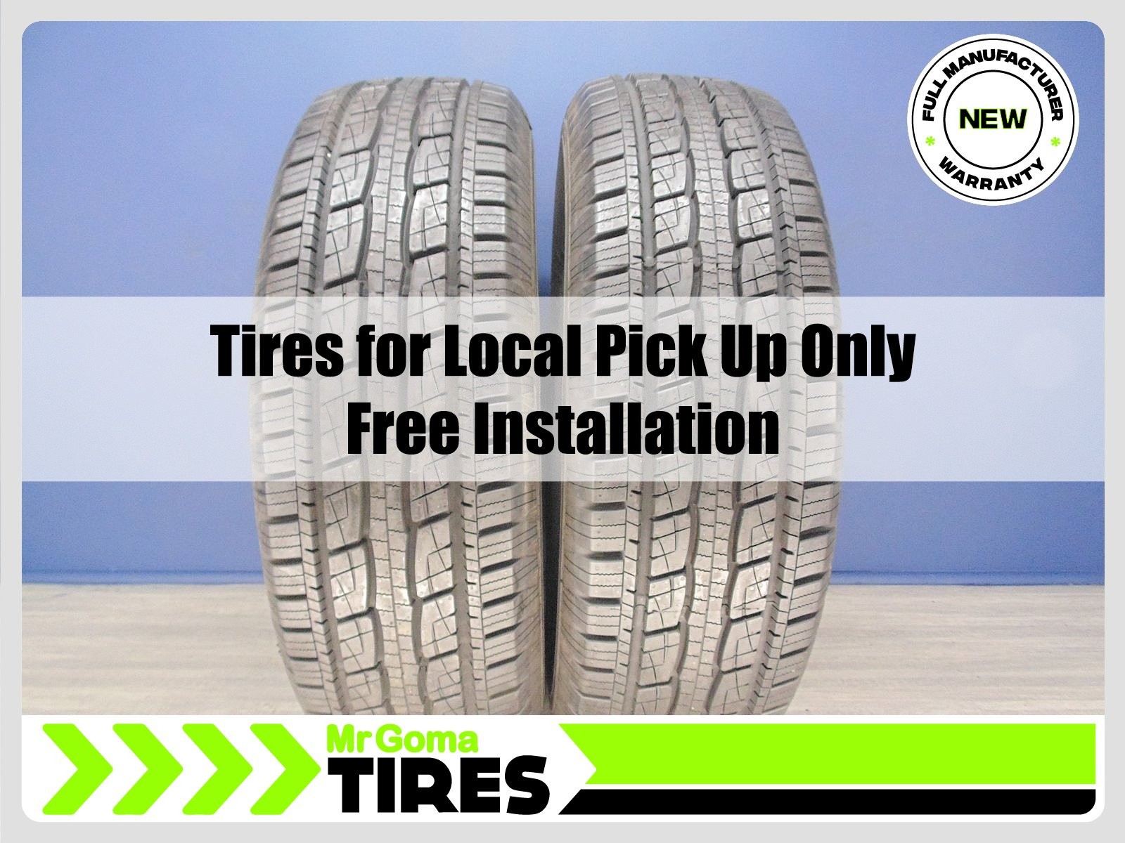 Set Of 2 Brand New 245/75R16 General Grabber HTS60 Tires 245/75/16 111S 2457516