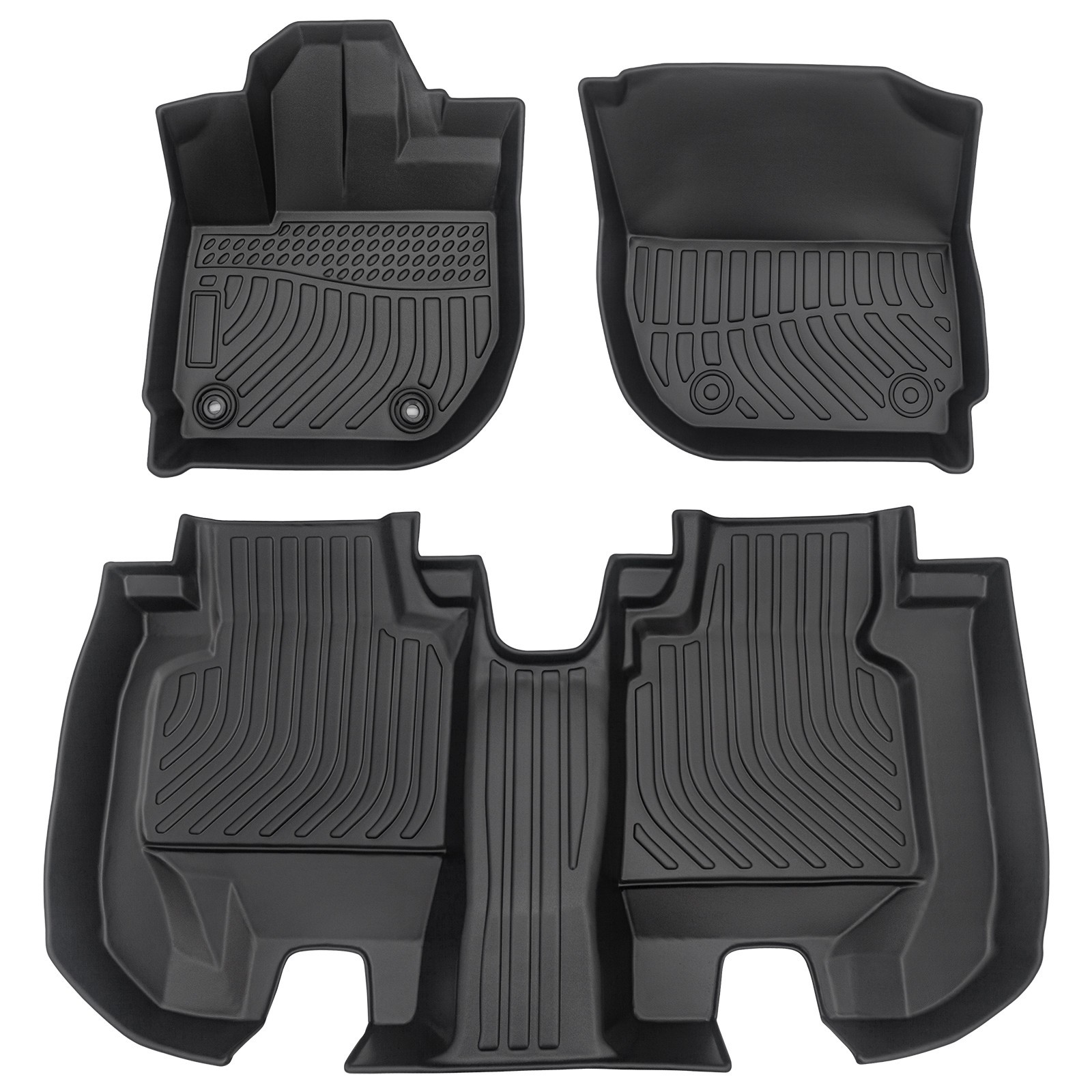 Floor Mats Liner Carpets For 2016-2022 Honda HR-V HRV TPE Rubber All Weather