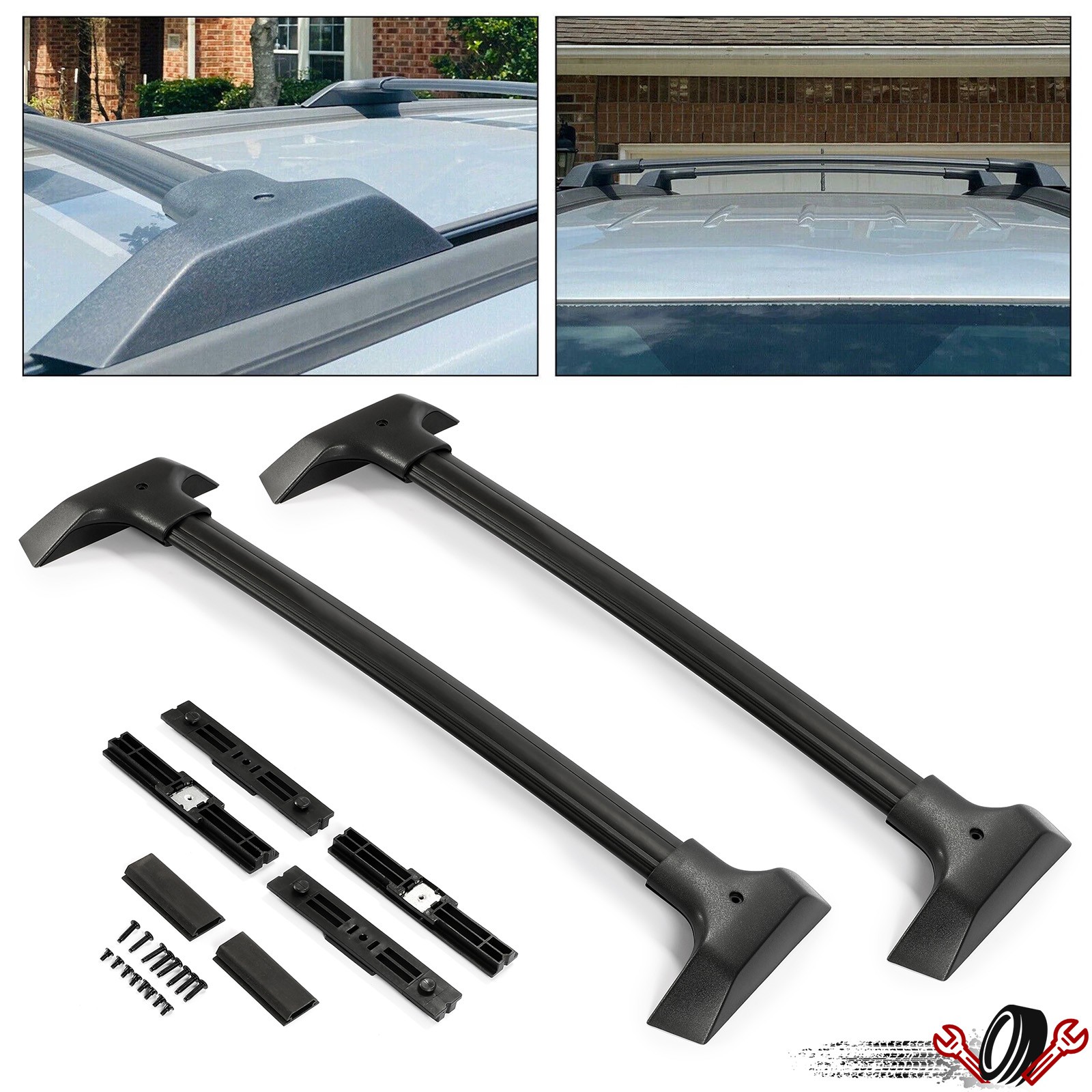 FOR 09-17 CHEVY TRAVERSE FACTORY STYLE ROOF RACK RAIL CROSS BAR CARGO CARRIER FOR 09-17 CHEVY TRAVERSE FACTORY STYLE ROOF RACK RAIL CROSS BAR CARGO CARRIER