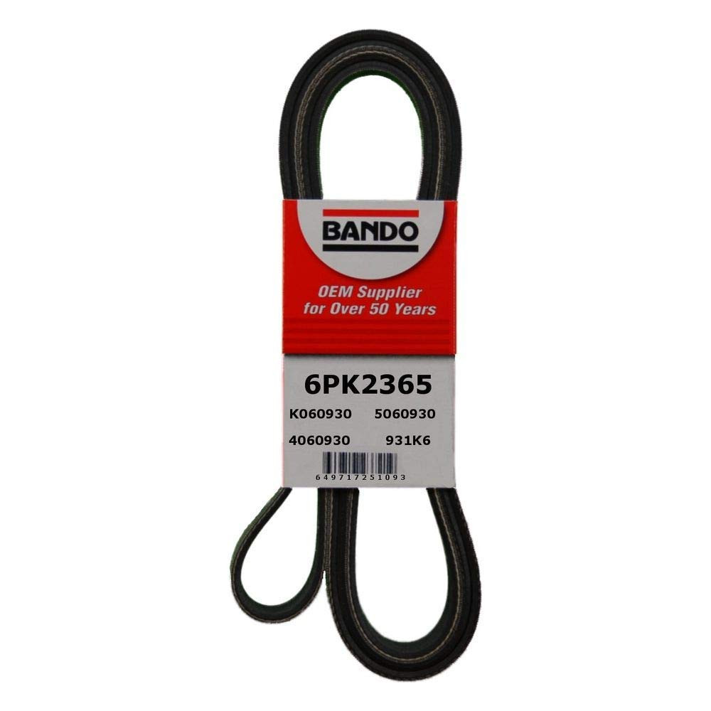 BANDO 6PK2365 Serpentine Belt-Rib Ace Precision Engineered V-Ribbed Belt 