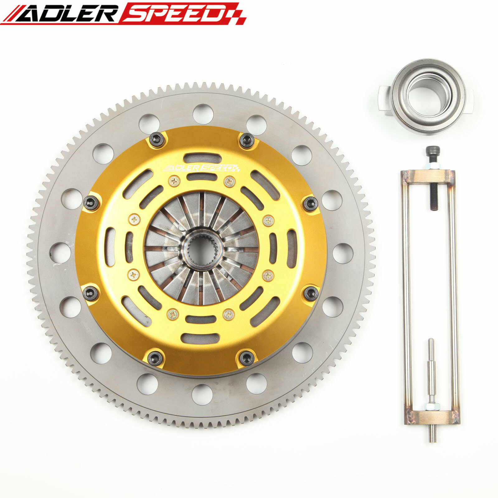 ADLERSPEED Racing Clutch Twin Disk Kit Medium For 2008-14 Mitsubishi Evo X 4B11T