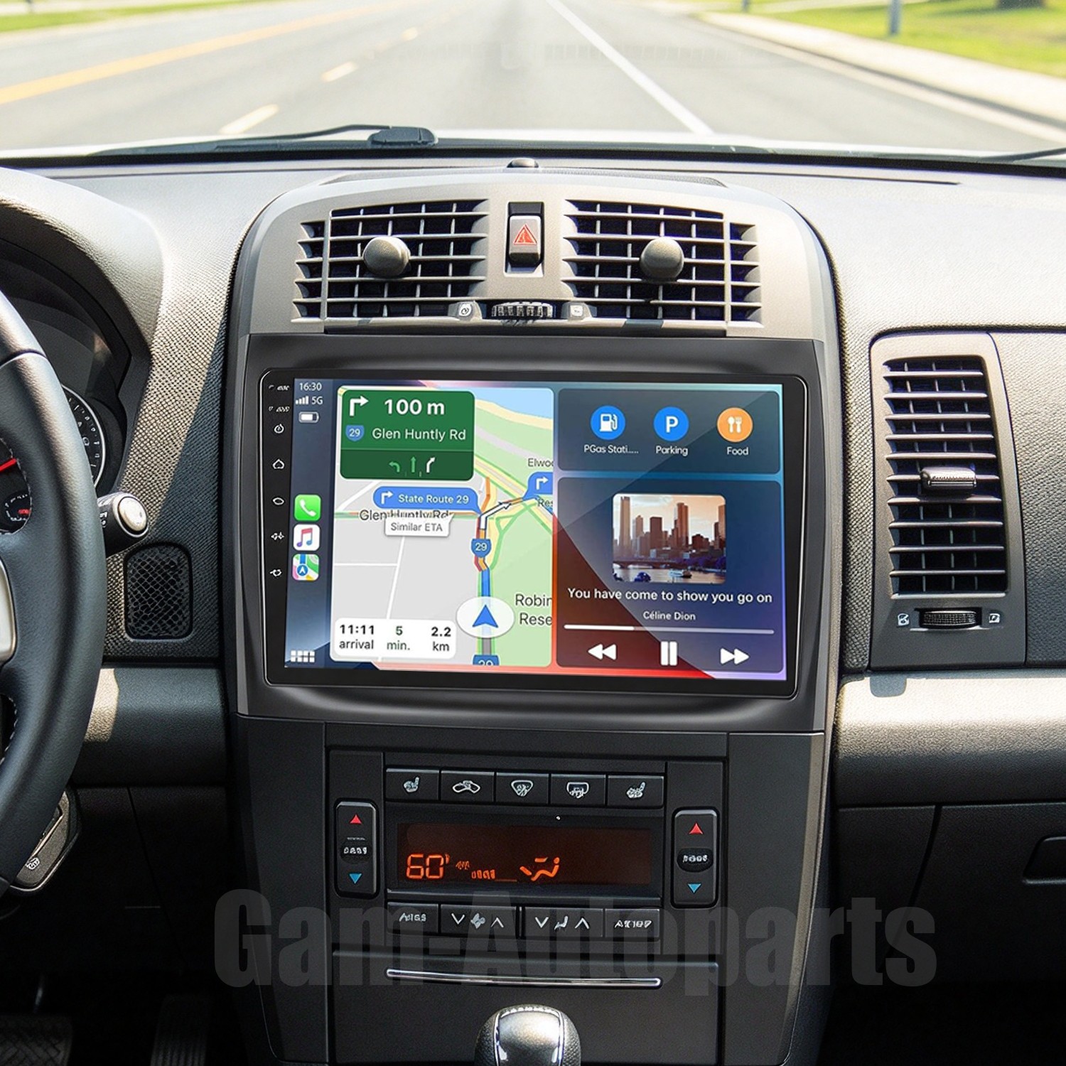 10in 4+64G Android15 Car Stereo Radio GPS Carplay For Cadillac CTS SRX 2003-2007