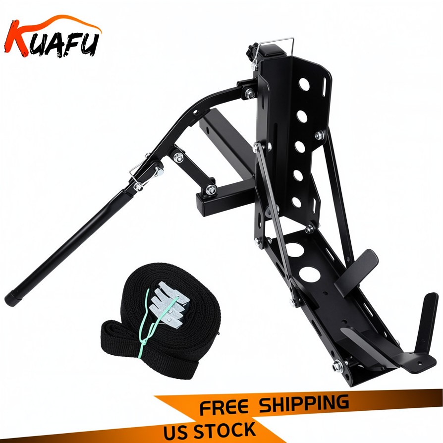 Portable Motorcycle Trailer Carrier Tow Dolly Hauler Rack Hitch 800LBS
