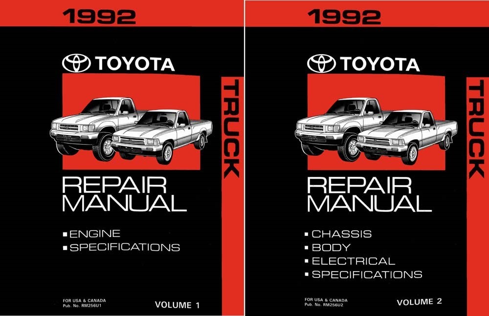 1992 Toyota Pickup Factory Shop Service Manual 1992 Toyota Pickup Factory Shop Service Manual