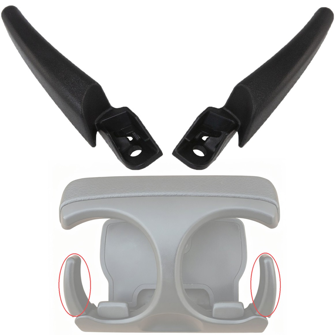 Center Console Cup Holder Replacement Arms For Lexus LS430 2001-2006 NEW Center Console Cup Holder Replacement Arms For Lexus LS430 2001-2006 NEW