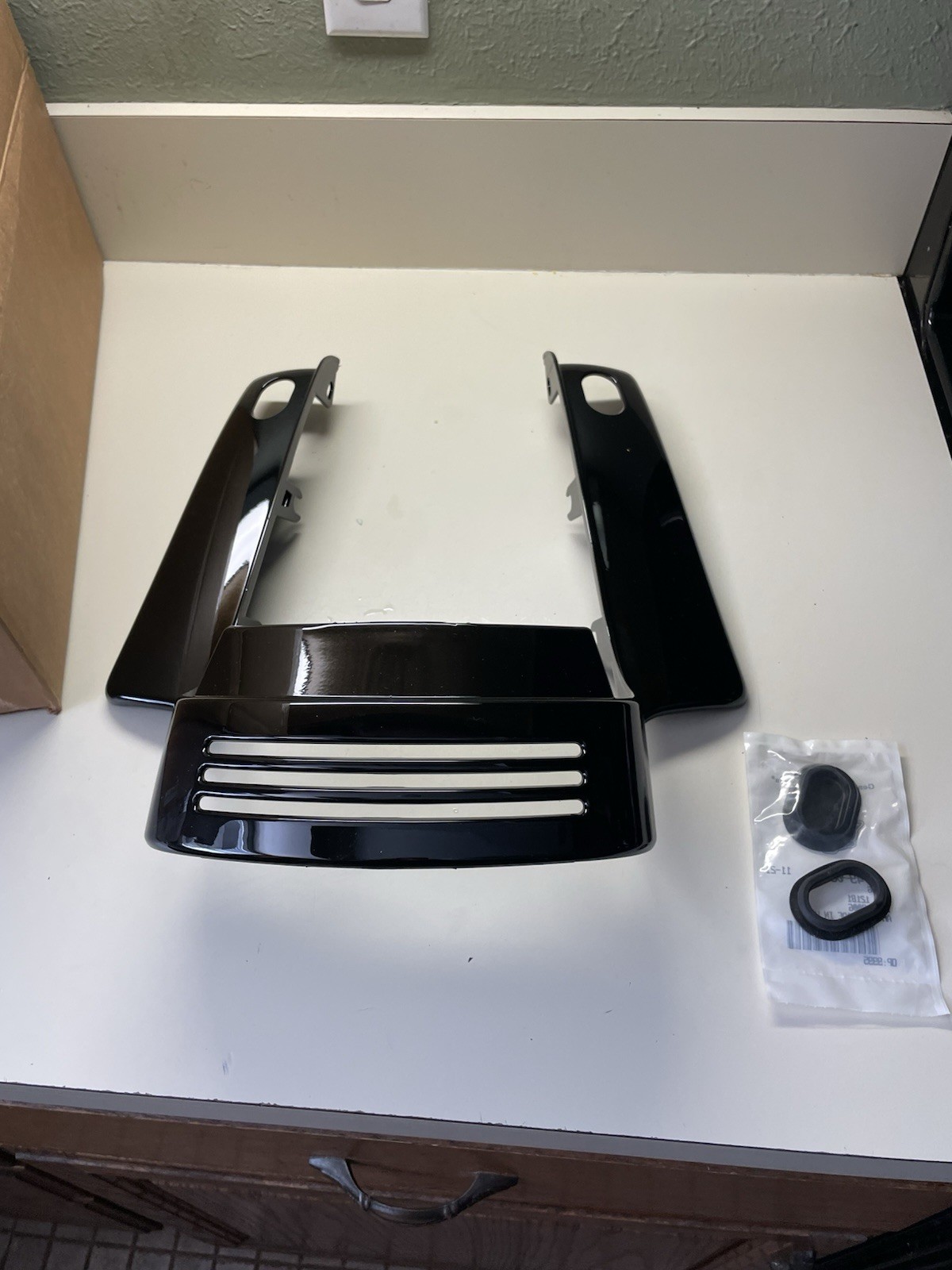 Harley  Oem Rear Vivid Black Facia New New Original Box Fits 2009-23 See Pics