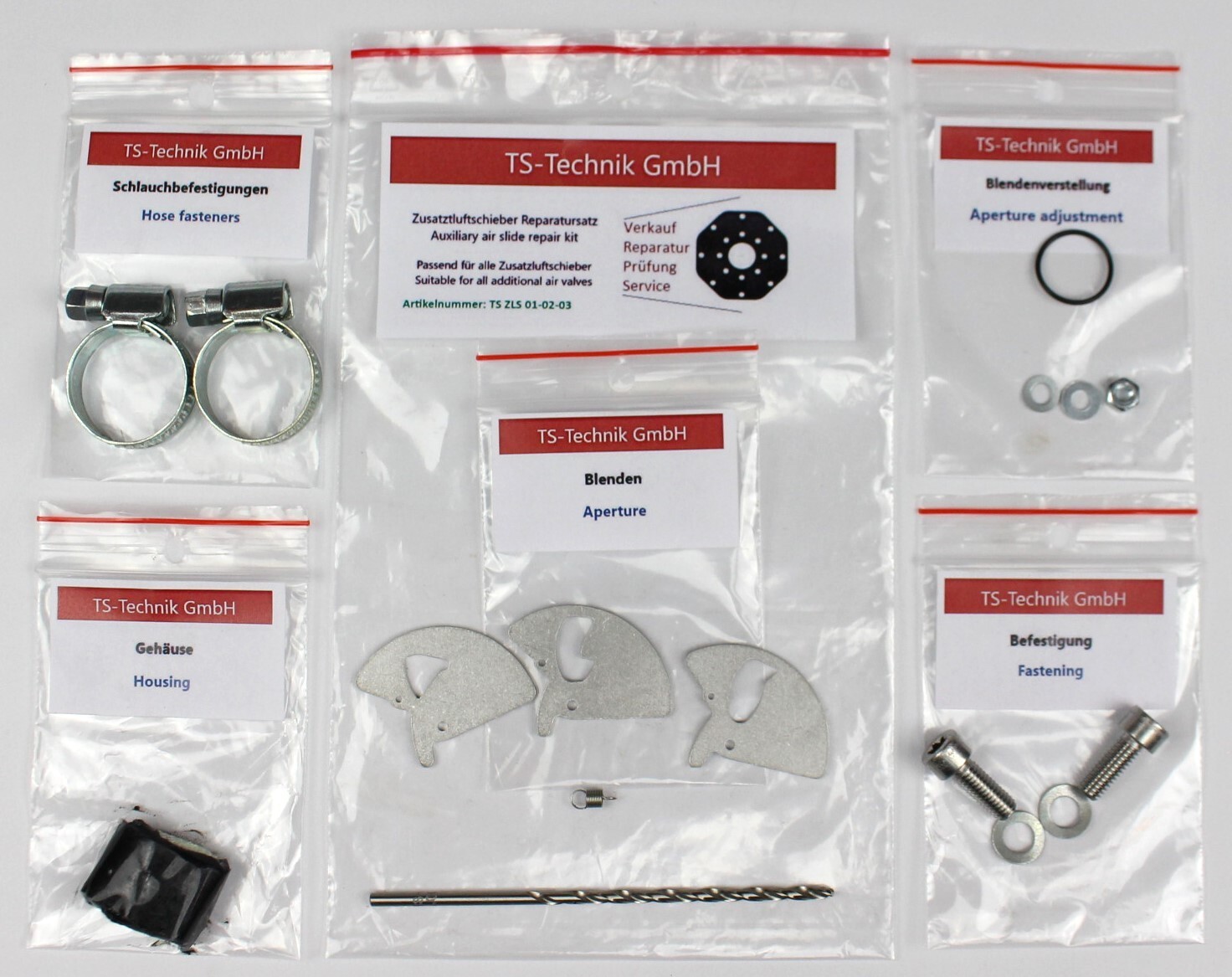 0280140104 Repair Kit Additional Air Valve FERRARI 208 GTB Turbo/208 GTS Turbo