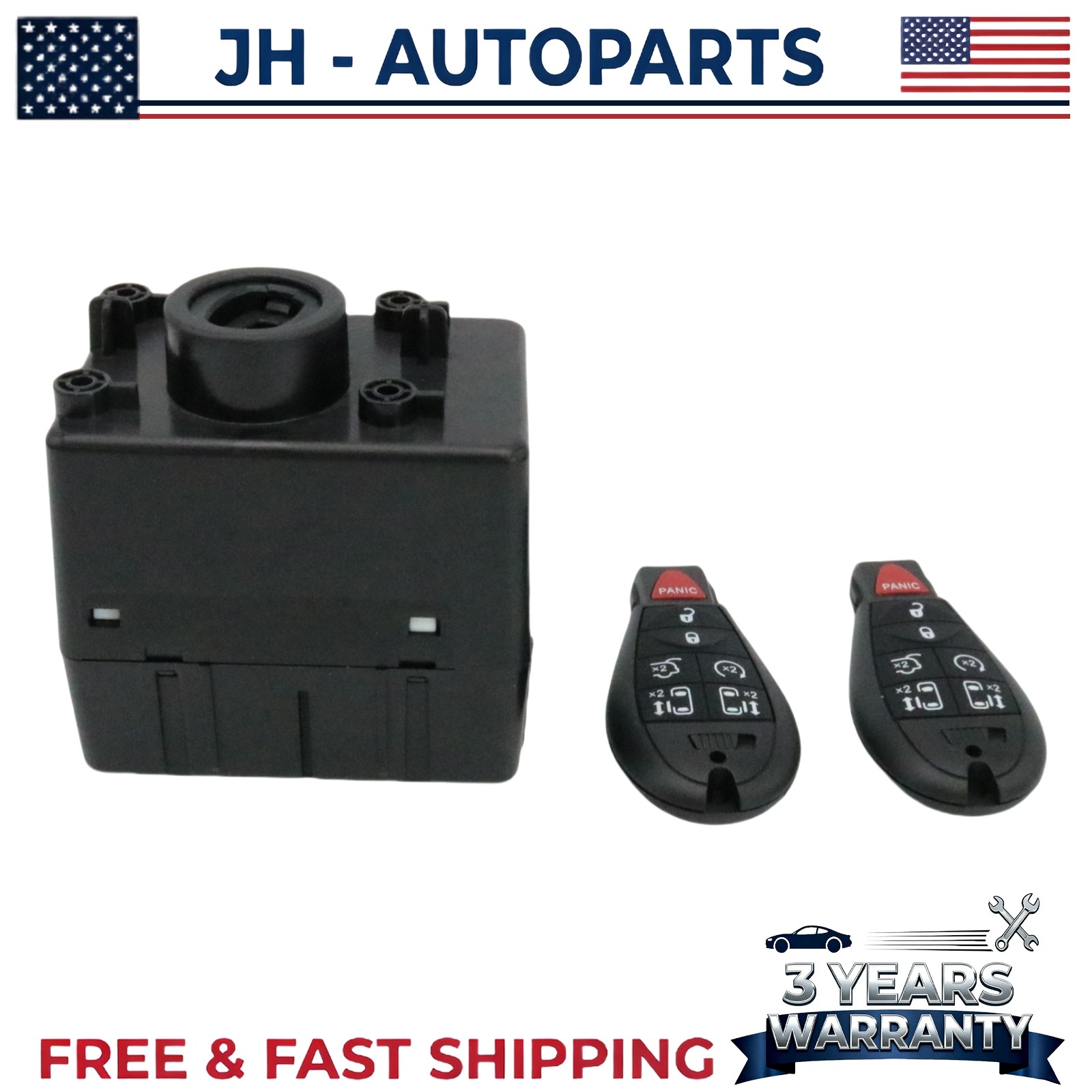 WIN Module Wireless Ignition Node Programmed w/ Keys Fits 2009-15 Dodge Ram 1500