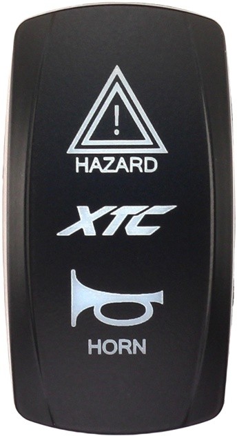 XTC Power Dash Switch Rocker Face Plate XTC Hazard/Horn