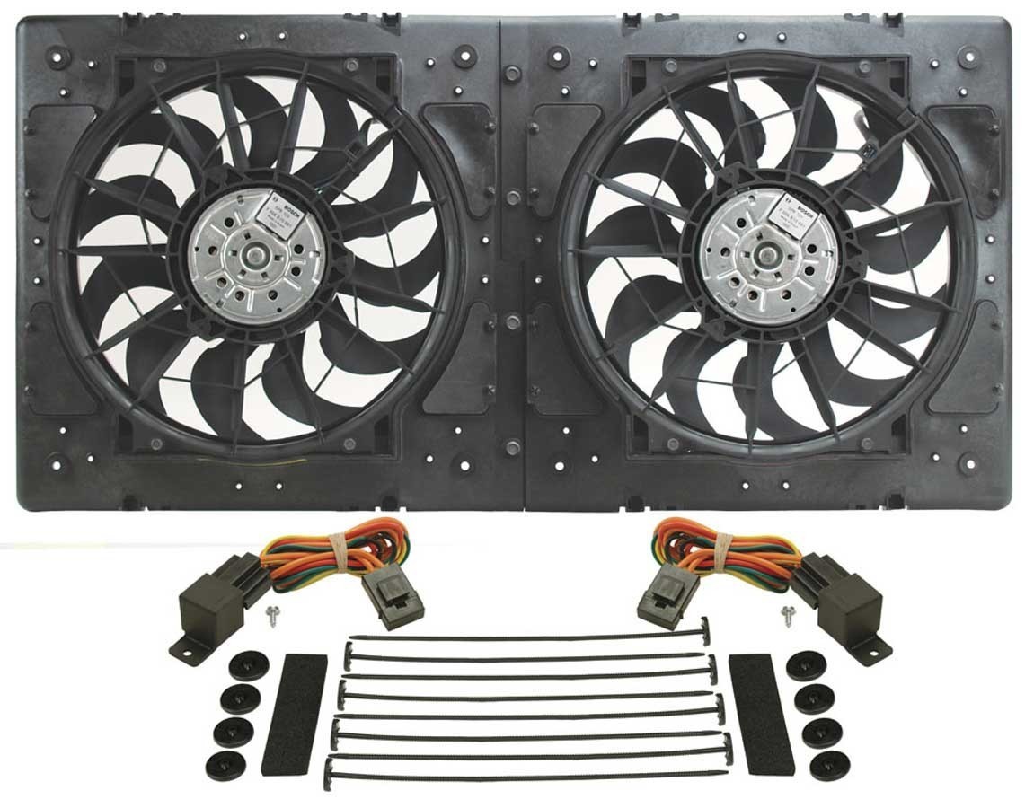 Derale 16934 Dual Electric Cooling Fan Kit FOR Universal 12V 4000 CFM HO