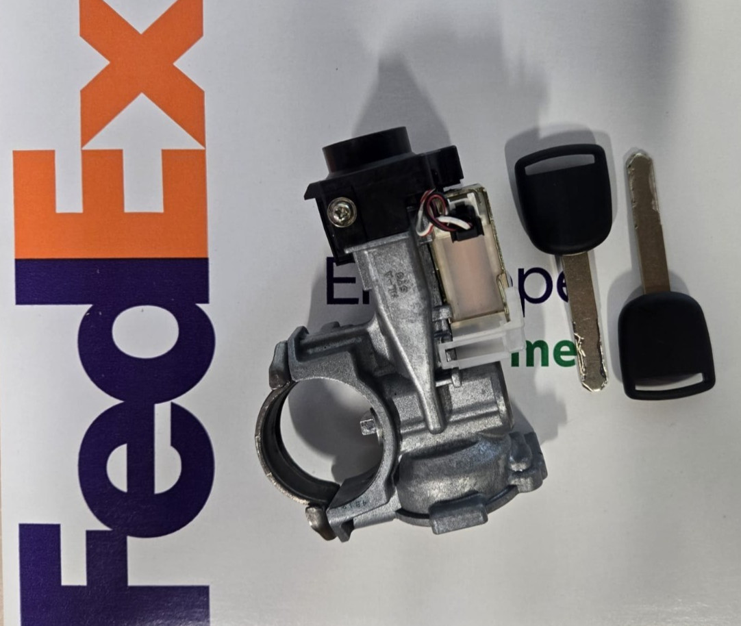 03-04 Honda Pilot Ignition Lock Cylinder Switch With 2 Keys OEM FedEx