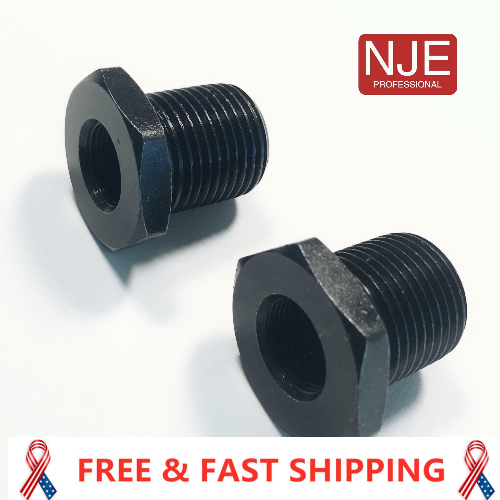 2 Pack Steel PremiumThread Adapter Convert 1/2x28 to 3/4x16 