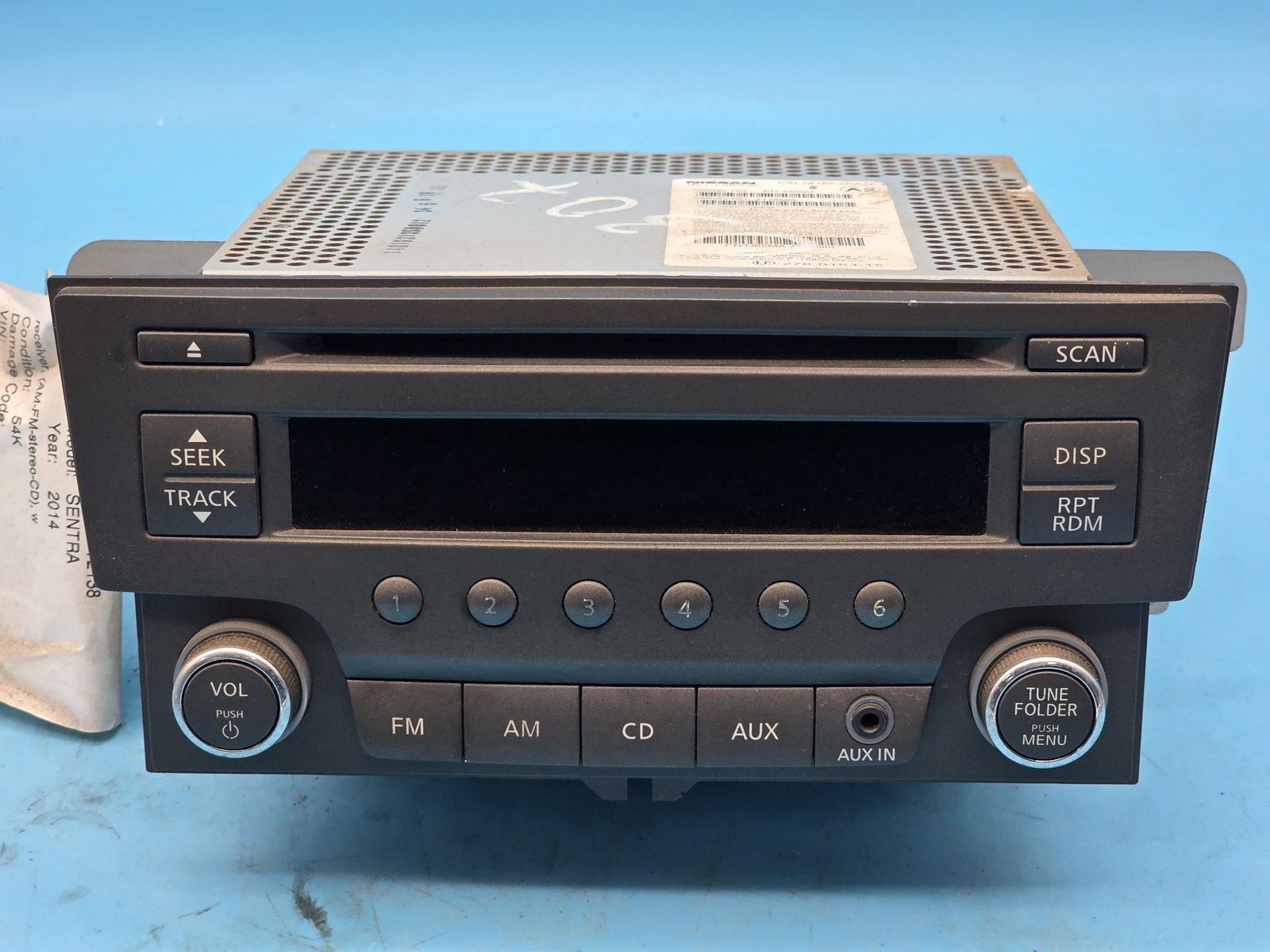 2013-2014 Nissan Sentra AM FM CD Player Radio Receiver OEM 28185-3RA2A